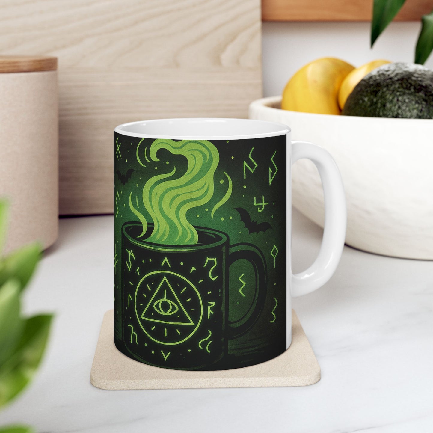 Warlock’s Brew Pact – Eldritch Coffee Mug