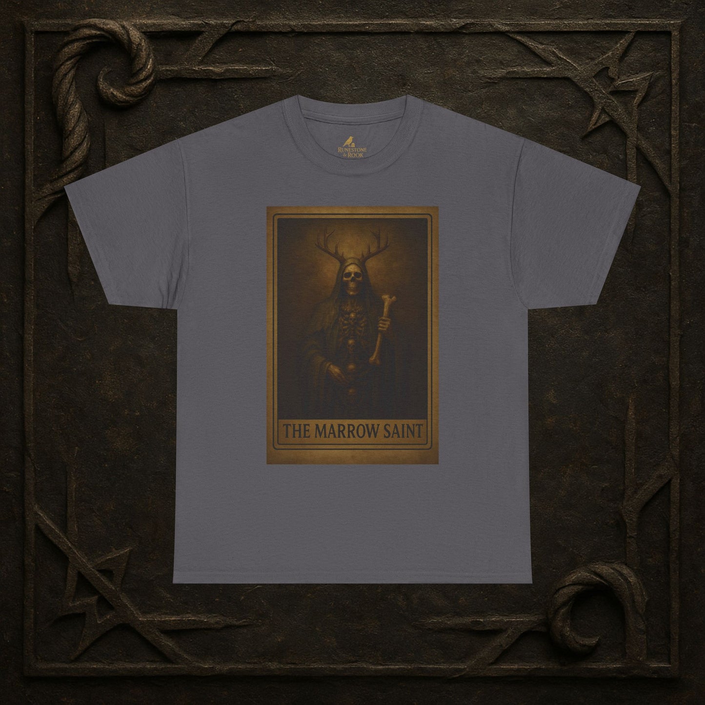 The Marrow Saint – Tarot of the Dead Tee (Card VI)