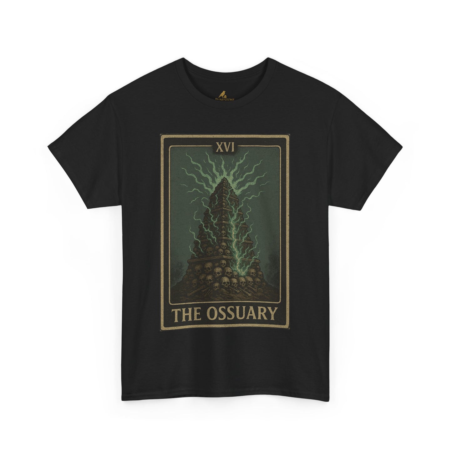 The Ossuary – Tarot of the Dead Tee (Card XVI)