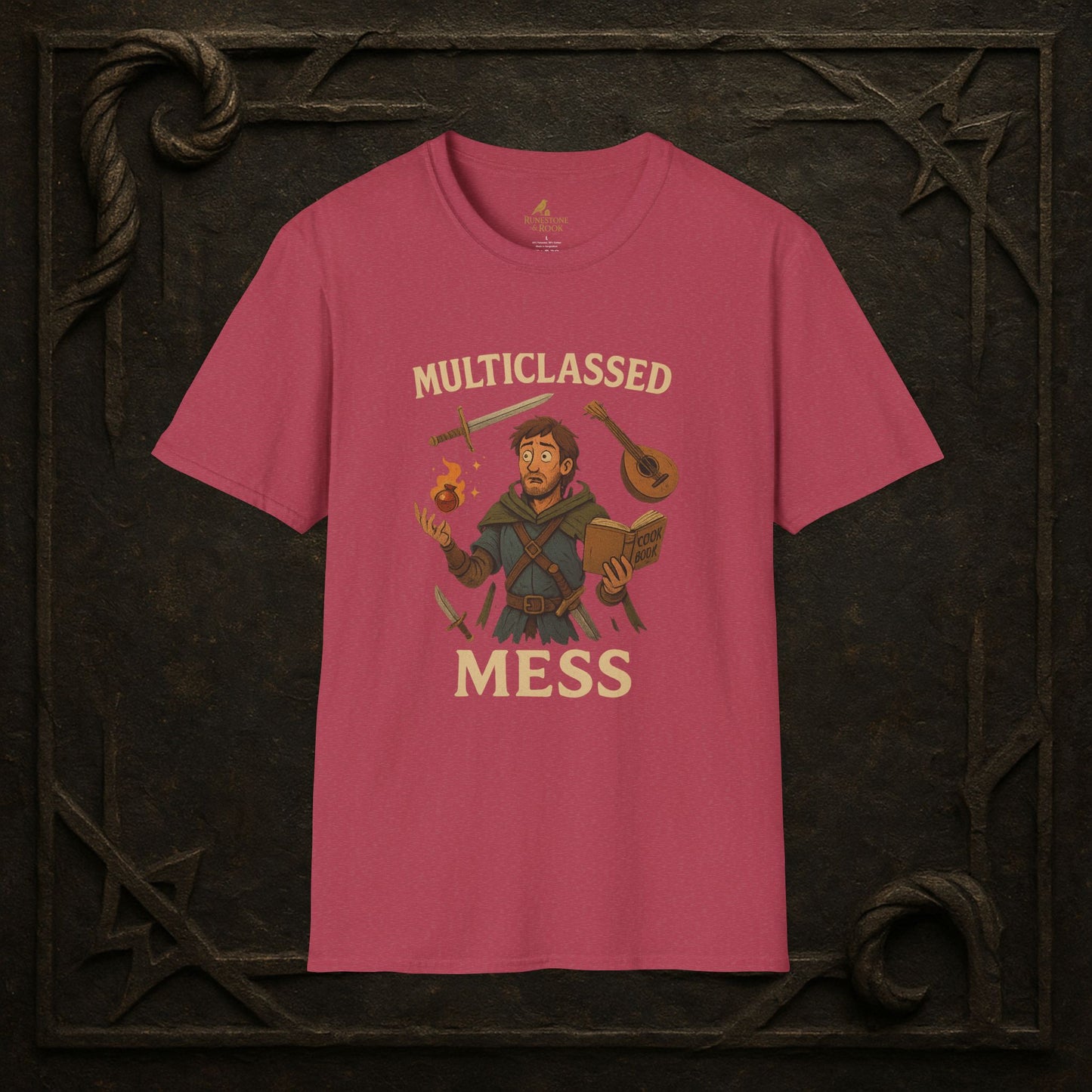 Multiclassed Mess – Chaos Class Adventurer T-Shirt