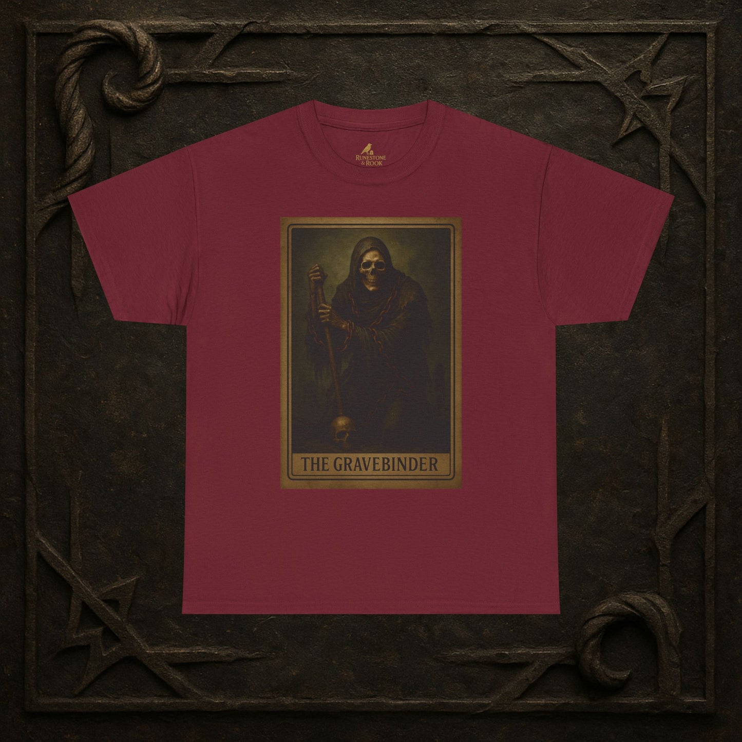 The Gravebinder – Tarot of the Dead Tee (Card V)