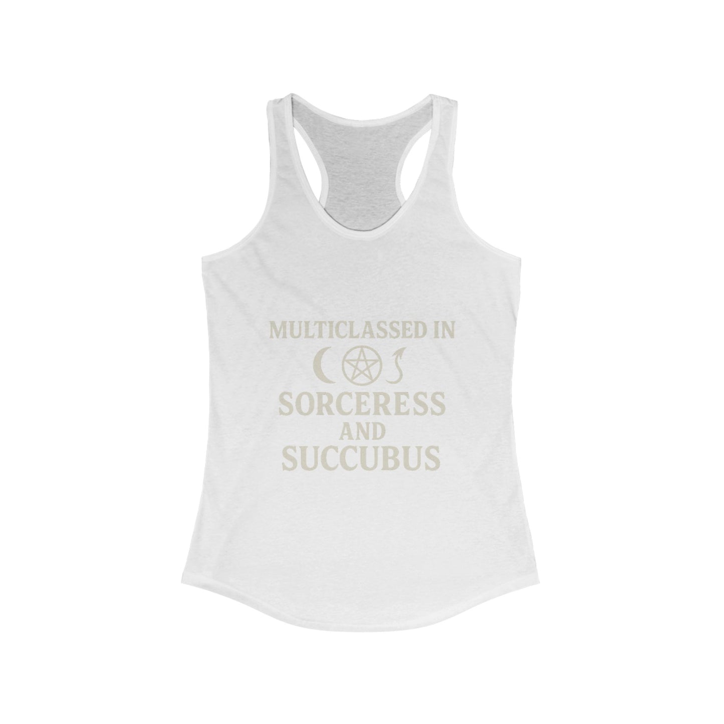 Multiclassed in Sorceress and Succubus – Spellbound Baddie Racerback tank