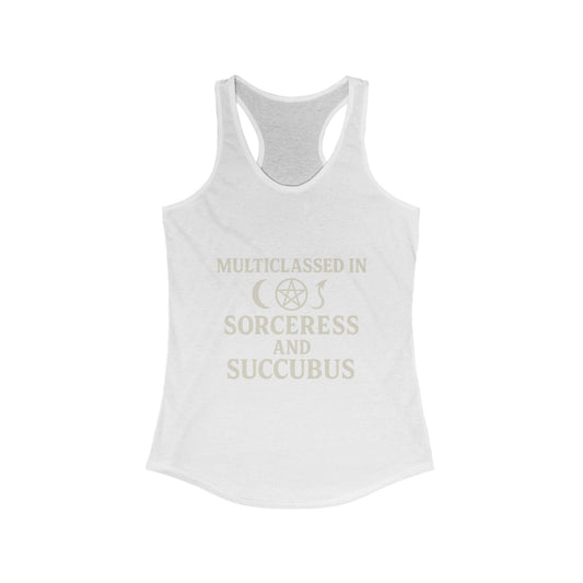 Multiclassed in Sorceress and Succubus – Spellbound Baddie Racerback tank