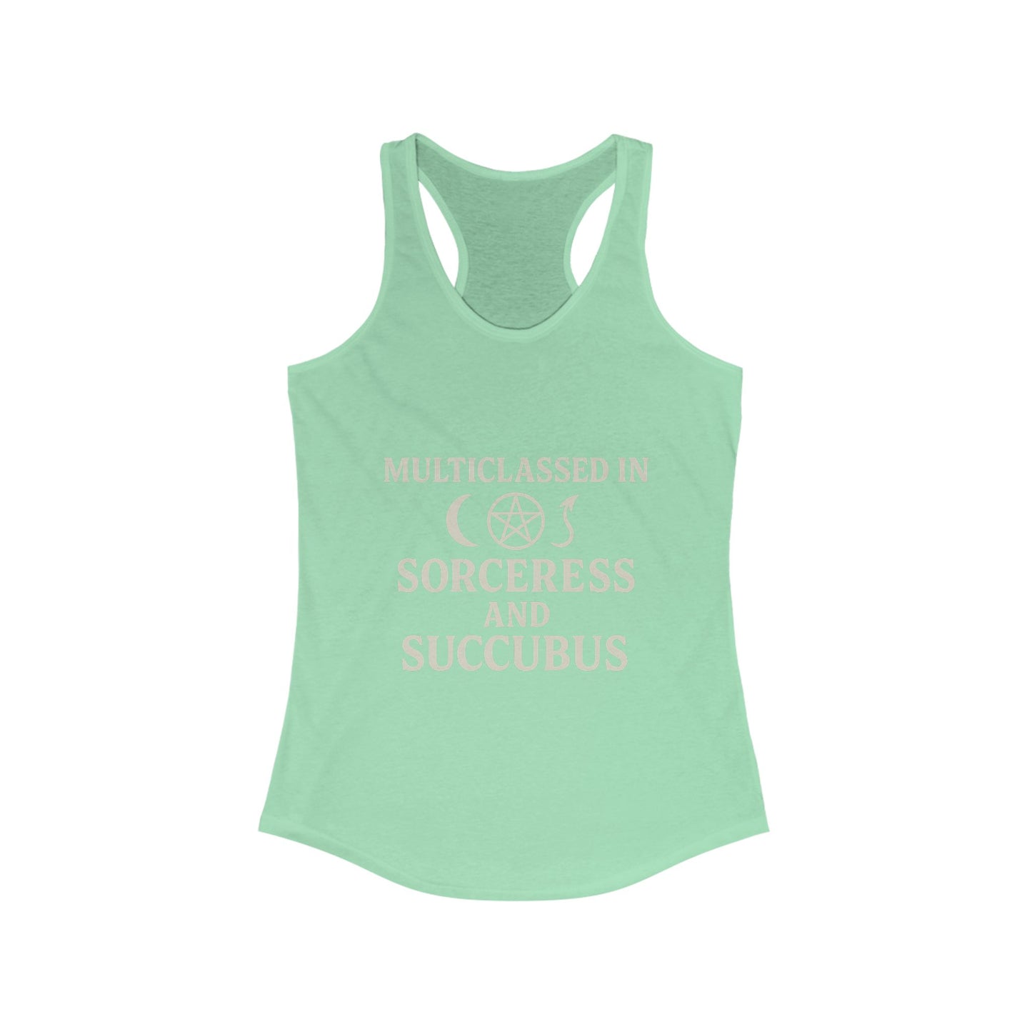 Multiclassed in Sorceress and Succubus – Spellbound Baddie Racerback tank