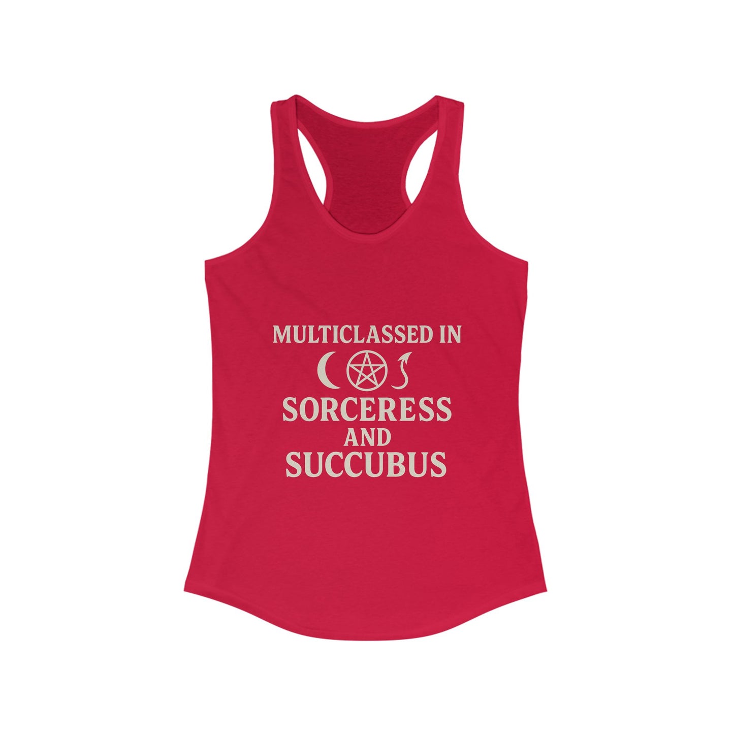 Multiclassed in Sorceress and Succubus – Spellbound Baddie Racerback tank