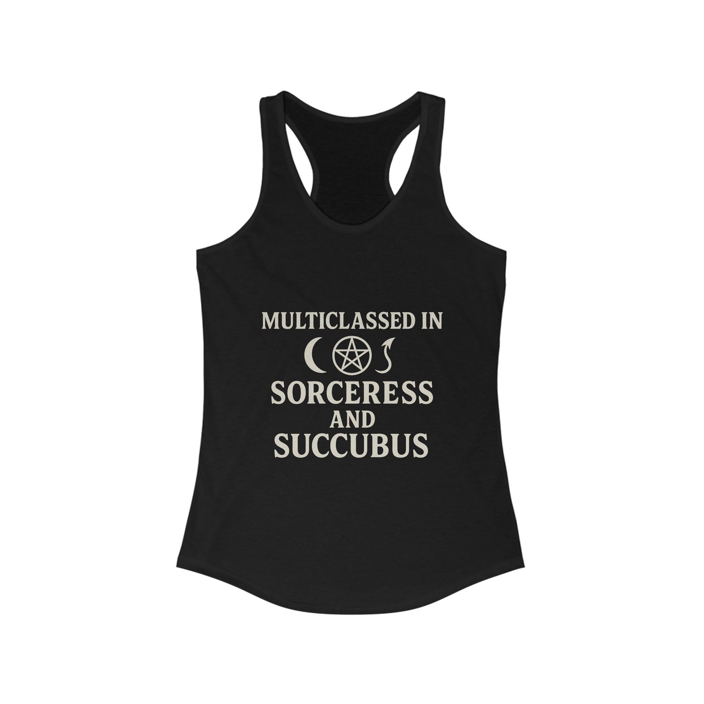 Multiclassed in Sorceress and Succubus – Spellbound Baddie Racerback tank