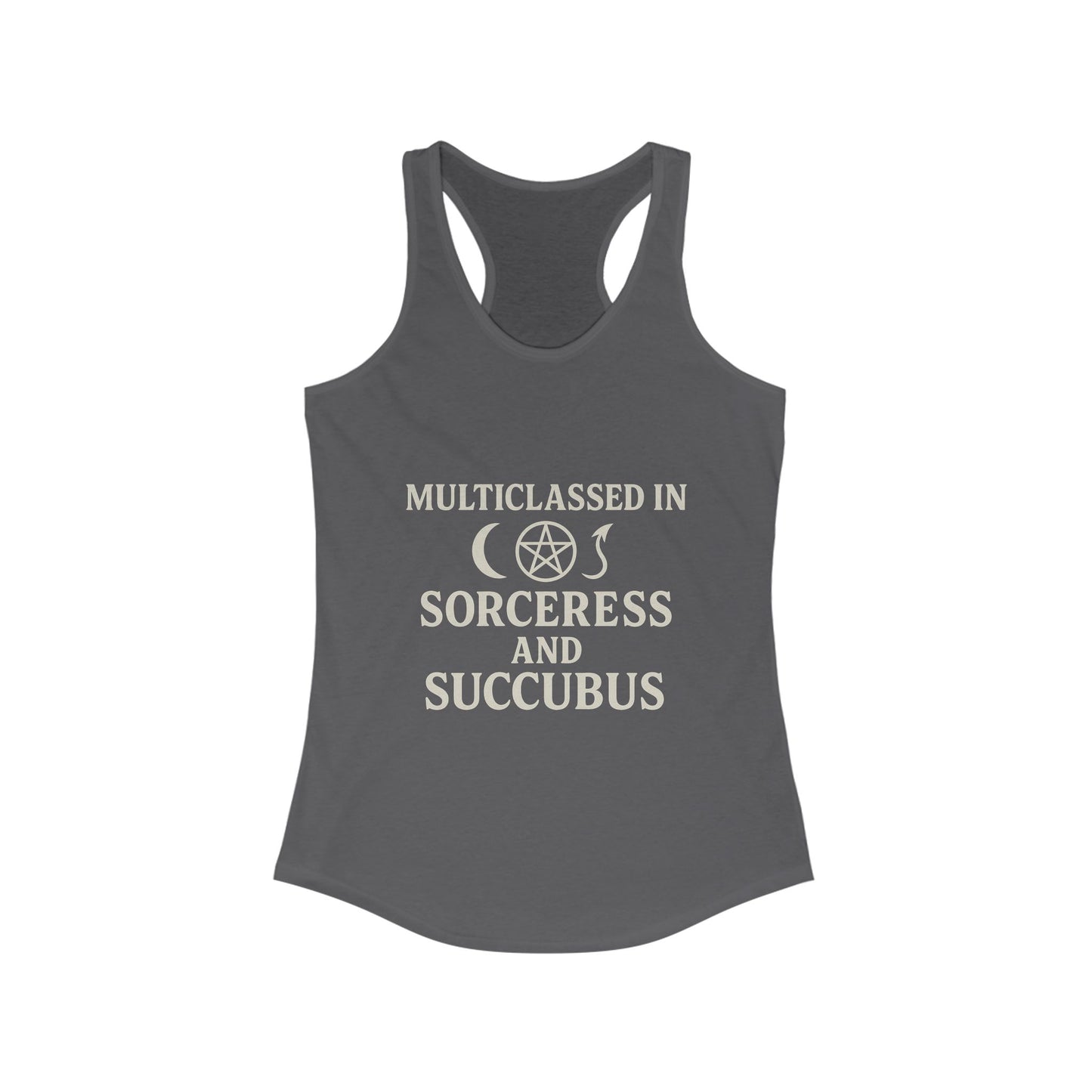 Multiclassed in Sorceress and Succubus – Spellbound Baddie Racerback tank