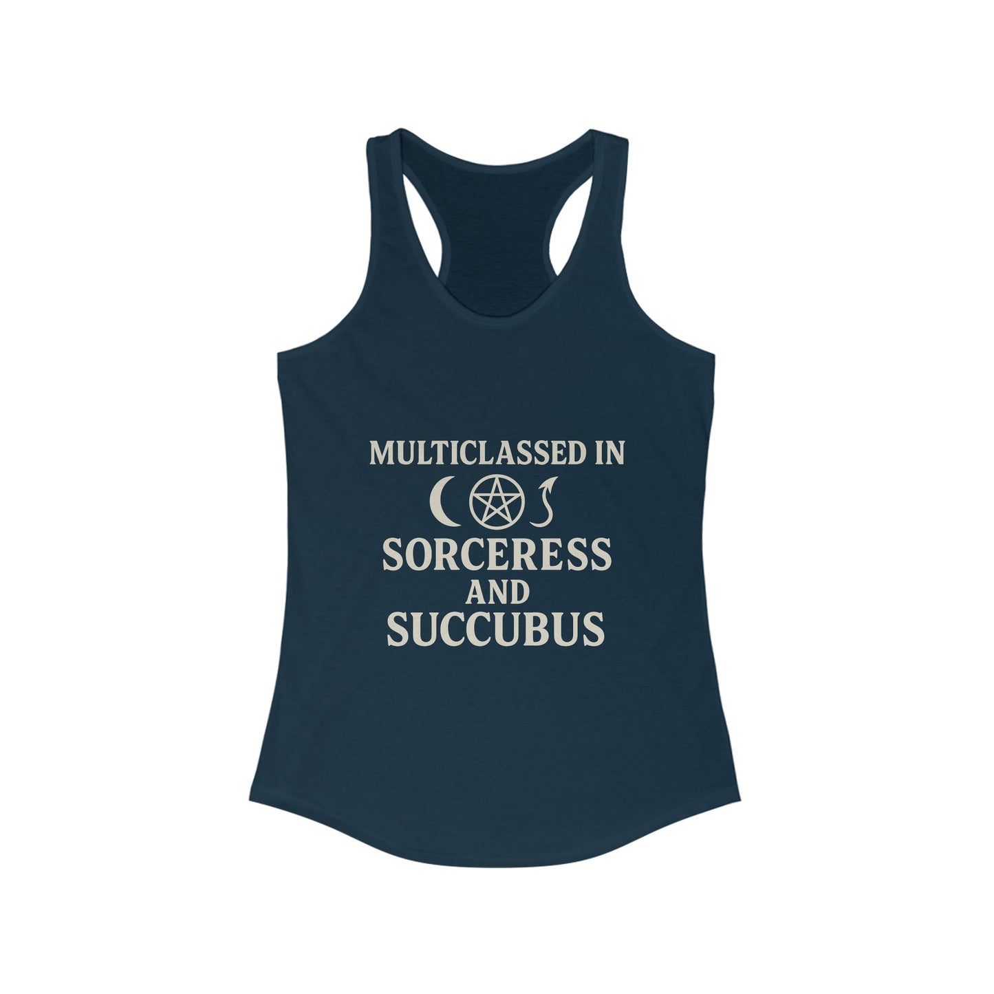 Multiclassed in Sorceress and Succubus – Spellbound Baddie Racerback tank