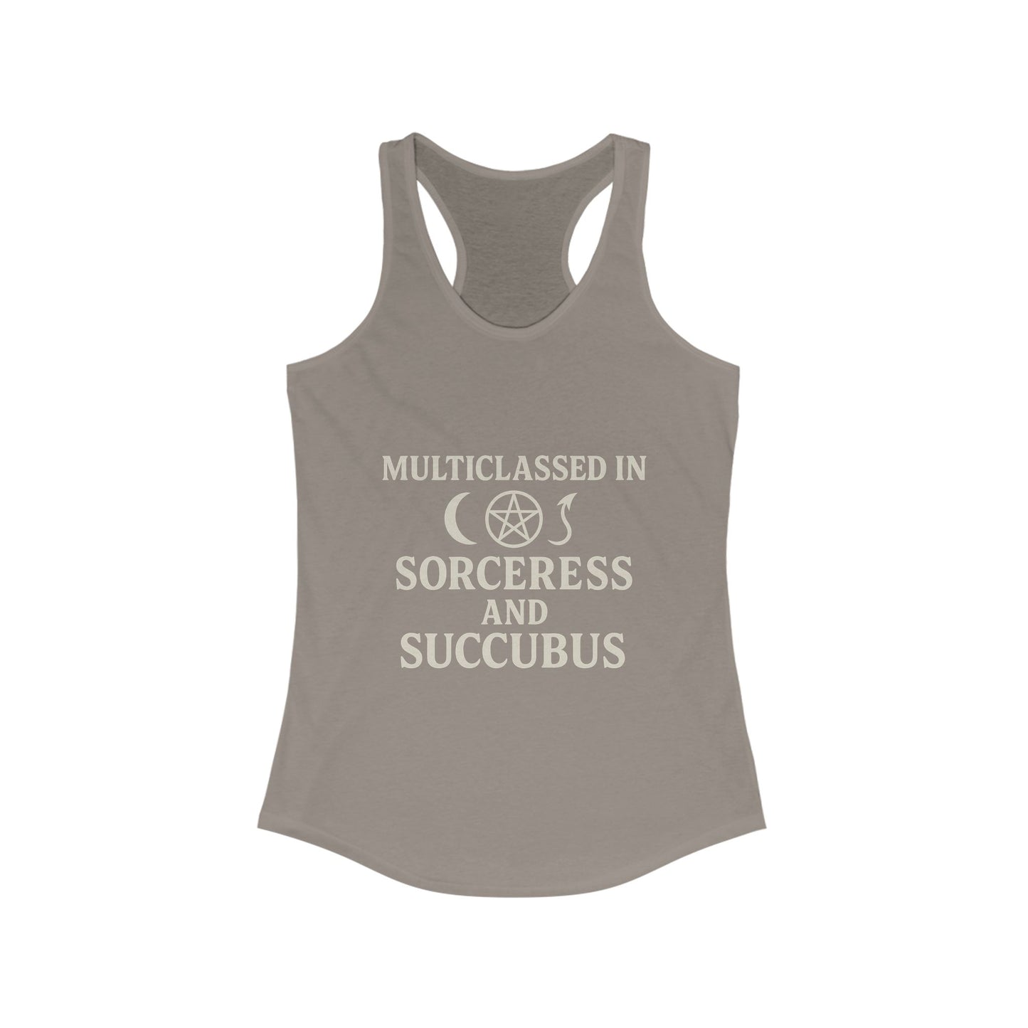Multiclassed in Sorceress and Succubus – Spellbound Baddie Racerback tank