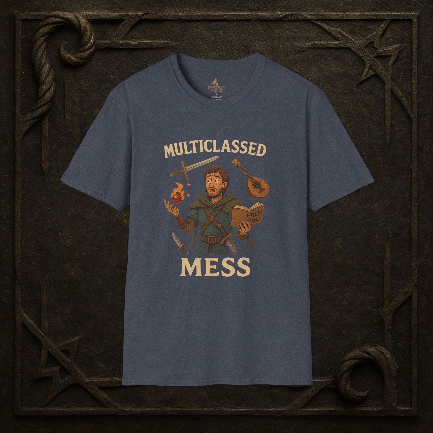 Multiclassed Mess – Chaos Class Adventurer T-Shirt