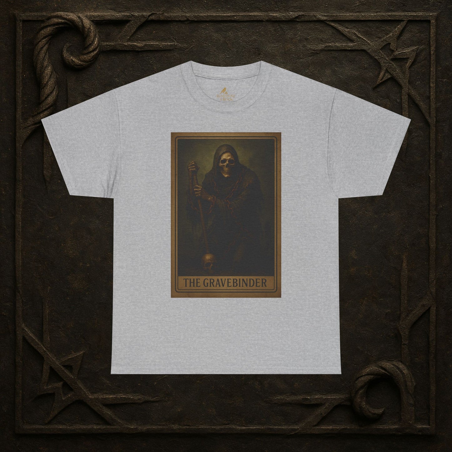 The Gravebinder – Tarot of the Dead Tee (Card V)
