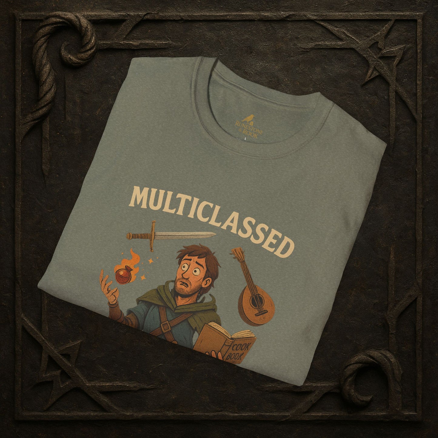 Multiclassed Mess – Chaos Class Adventurer T-Shirt