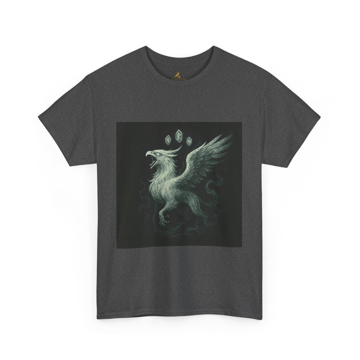 Griffin Wraith Unisex Tee - Spectral Guardian Shirt for Dark Fantasy Fans and RPG Adventurers
