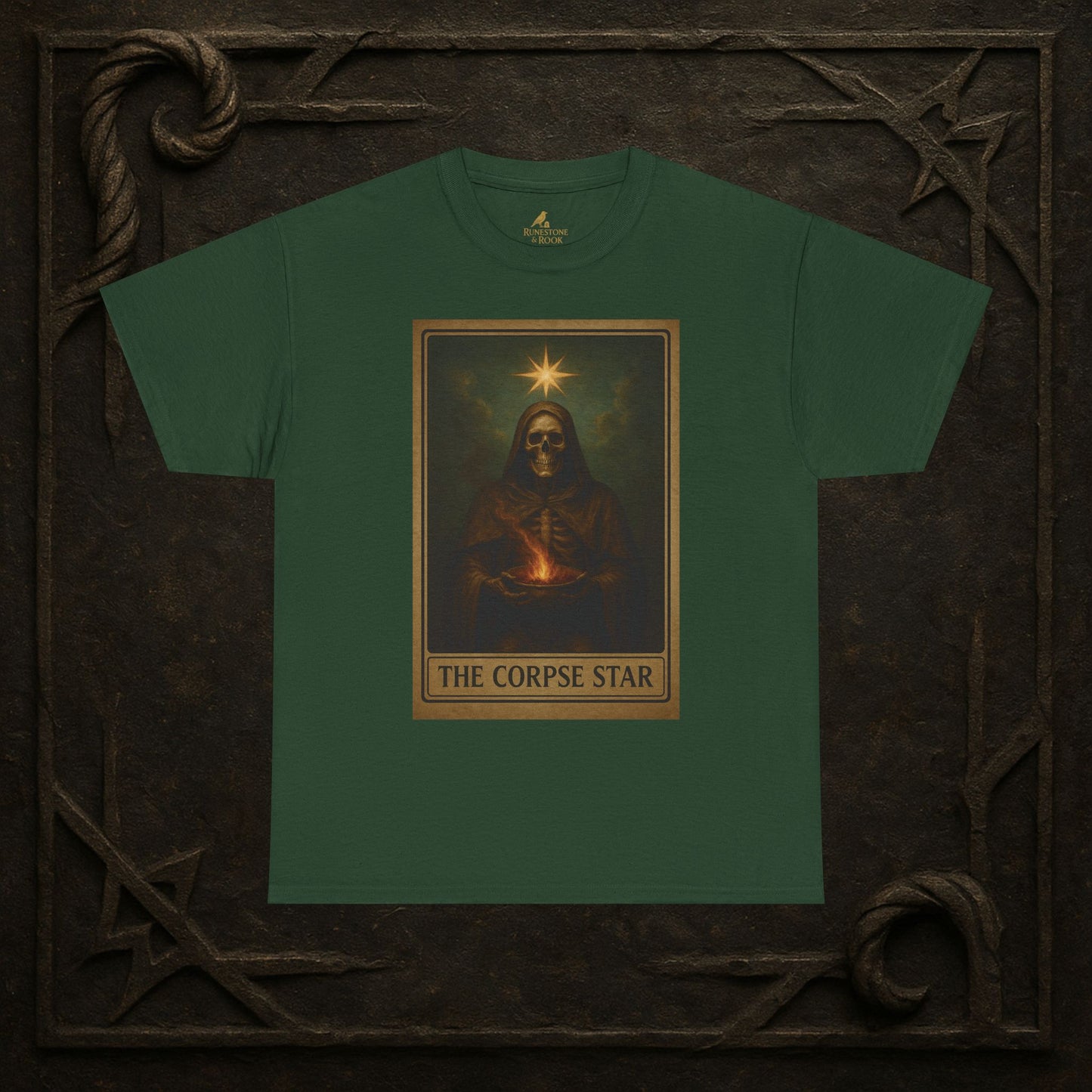 The Corpse Star – Tarot of the Dead Tee (Card XVII)