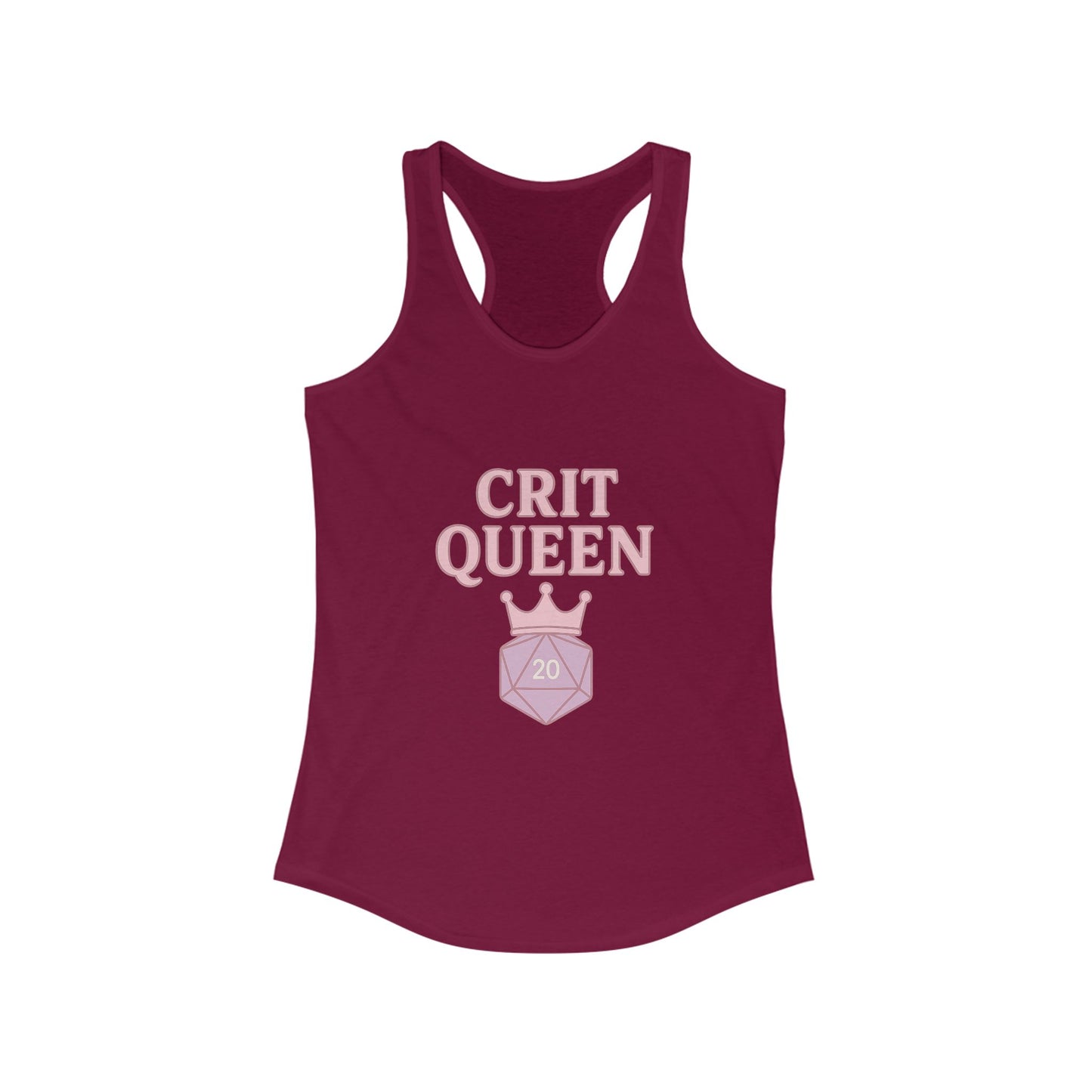 Crit Queen – D20 Crown Fantasy Tank Design