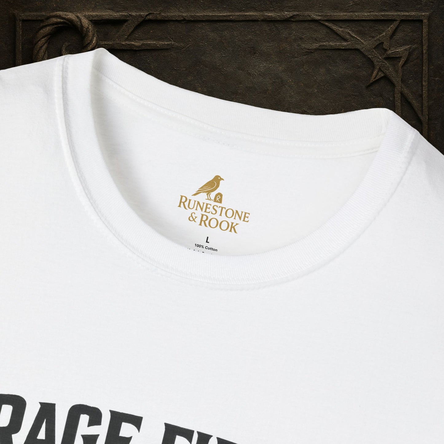 Rage First, Ask Questions Later – Half-Orc Barbarian T-Shirt