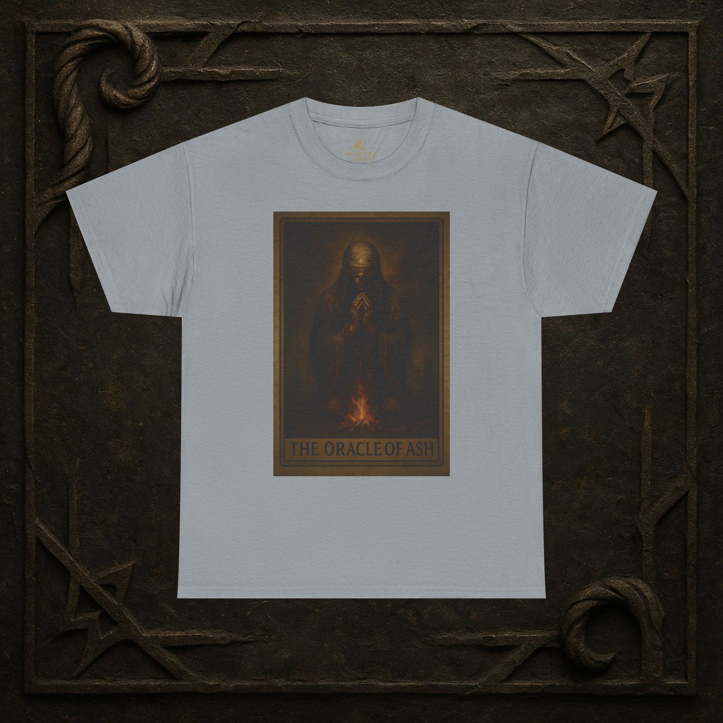 The Oracle of Ash – Tarot of the Dead Tee (Card XI)