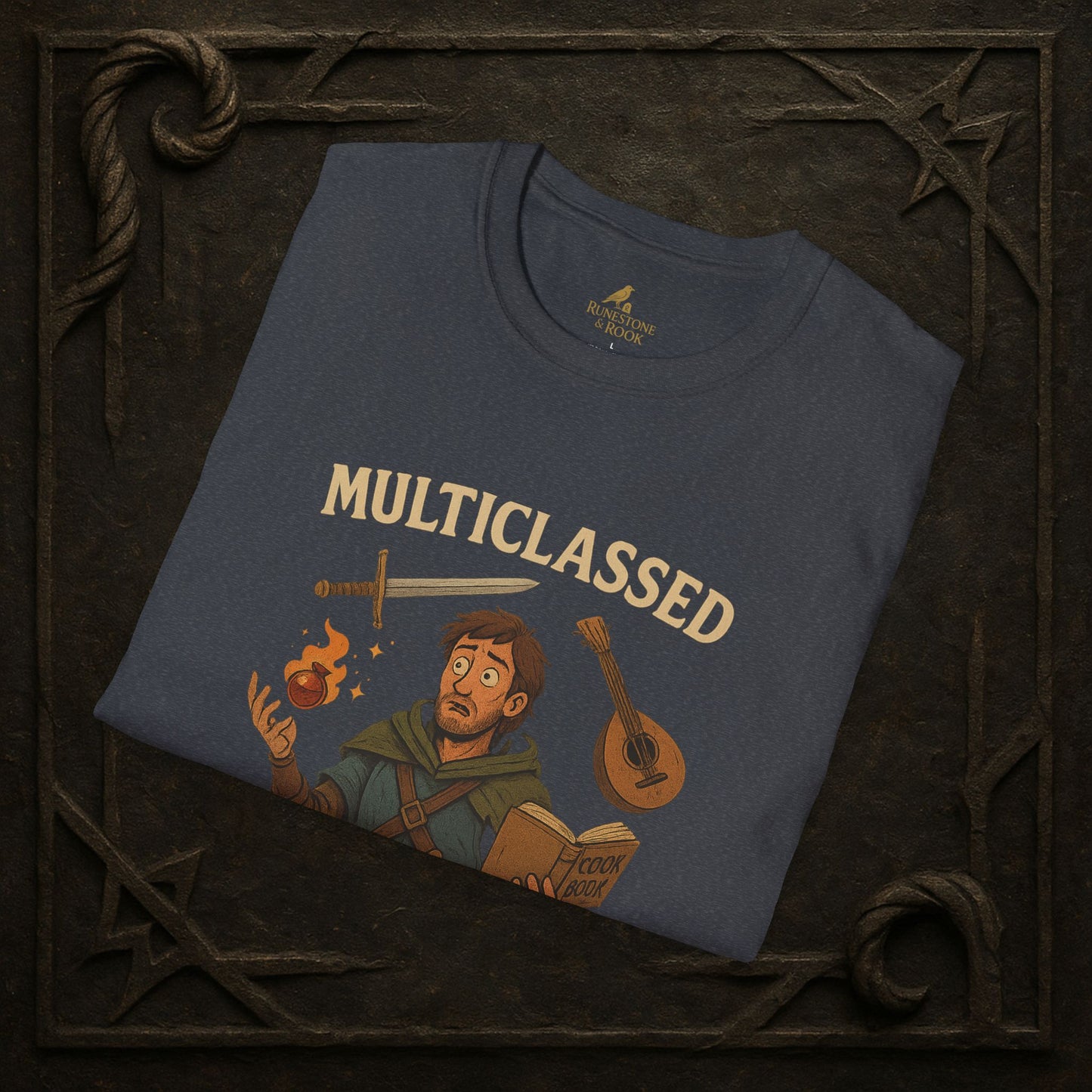Multiclassed Mess – Chaos Class Adventurer T-Shirt