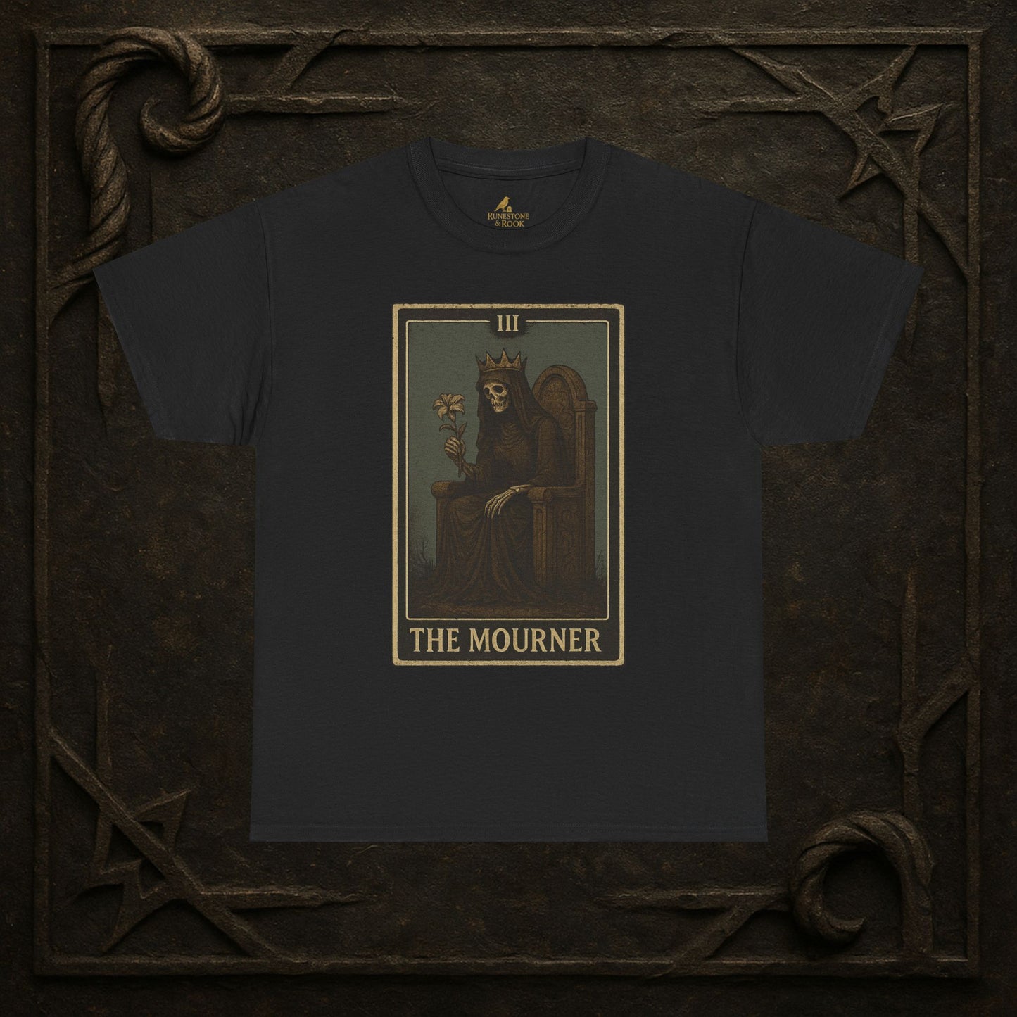 The Mourner – Tarot of the Dead Tee (Card III)