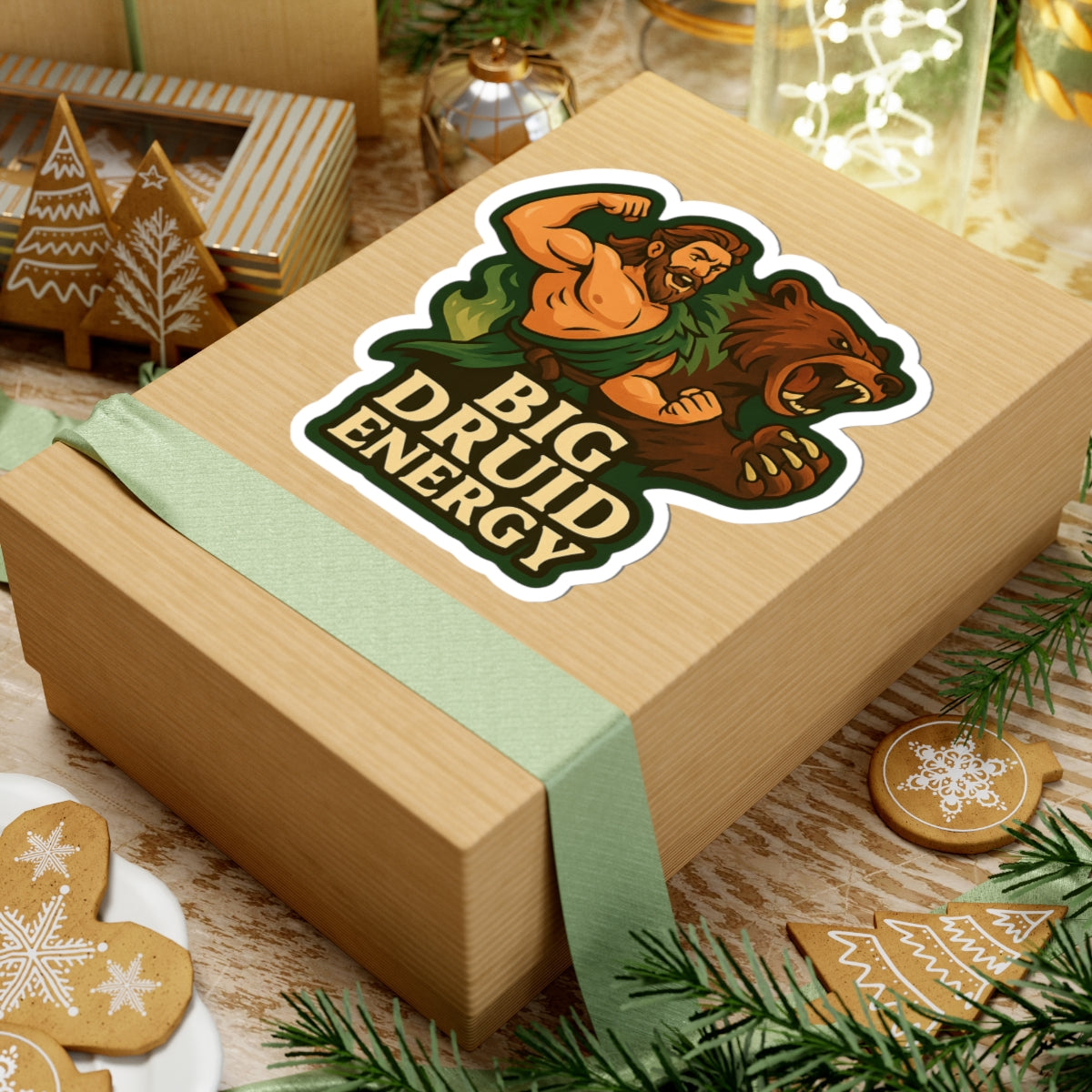 Big Druid Energy – Wild Shape Die Cut Sticker