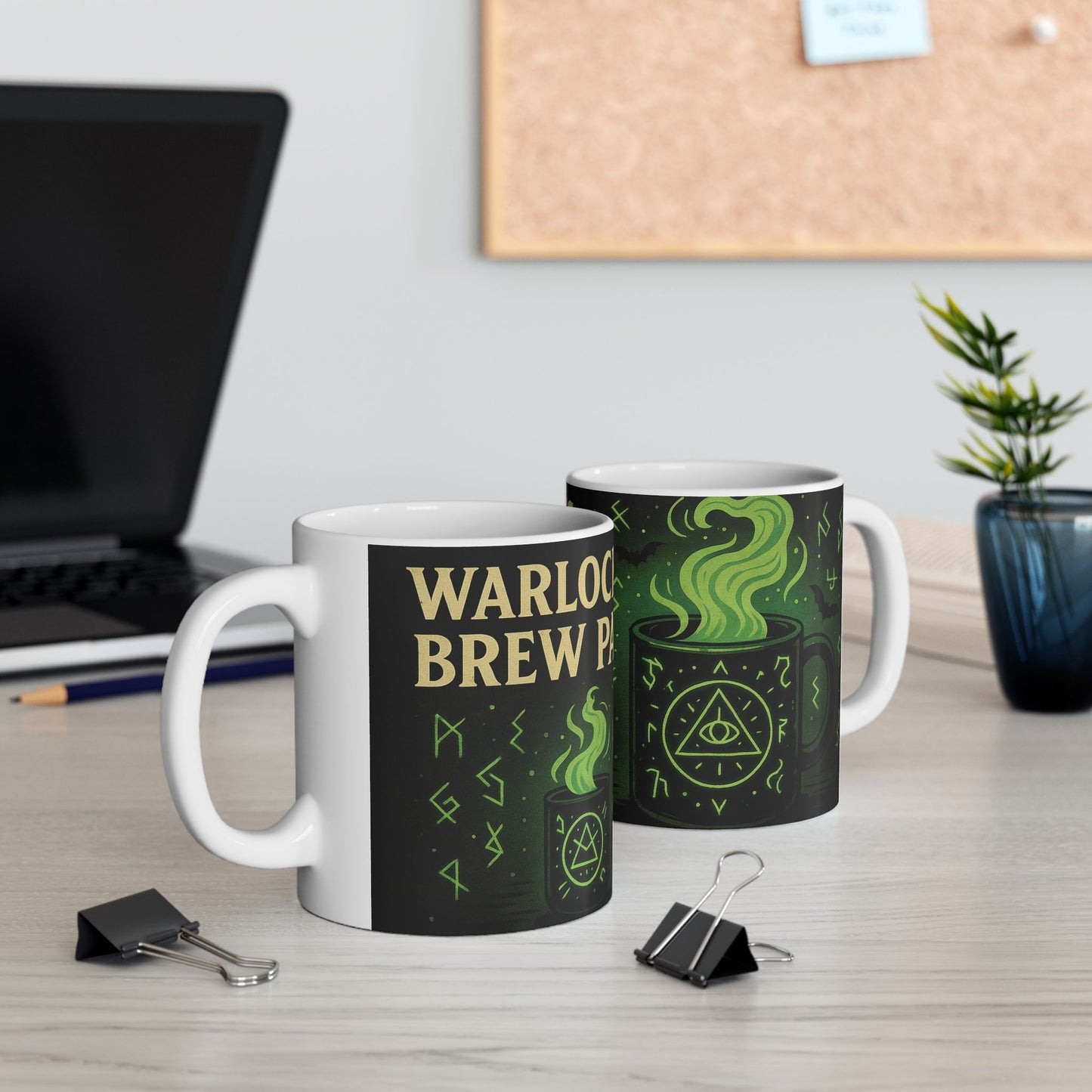 Warlock’s Brew Pact – Eldritch Coffee Mug