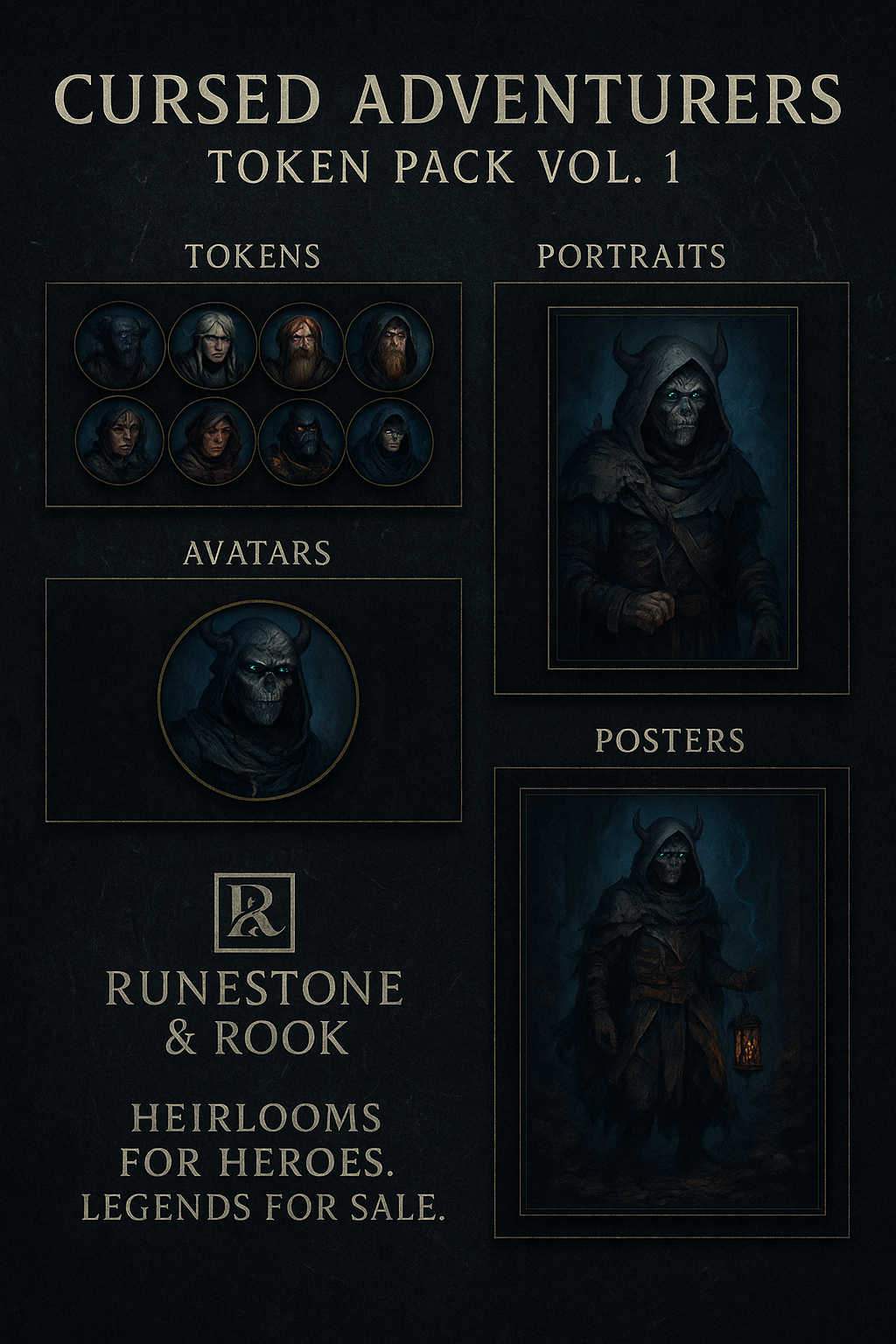 Cursed Adventurers: Token Pack Vol. 1