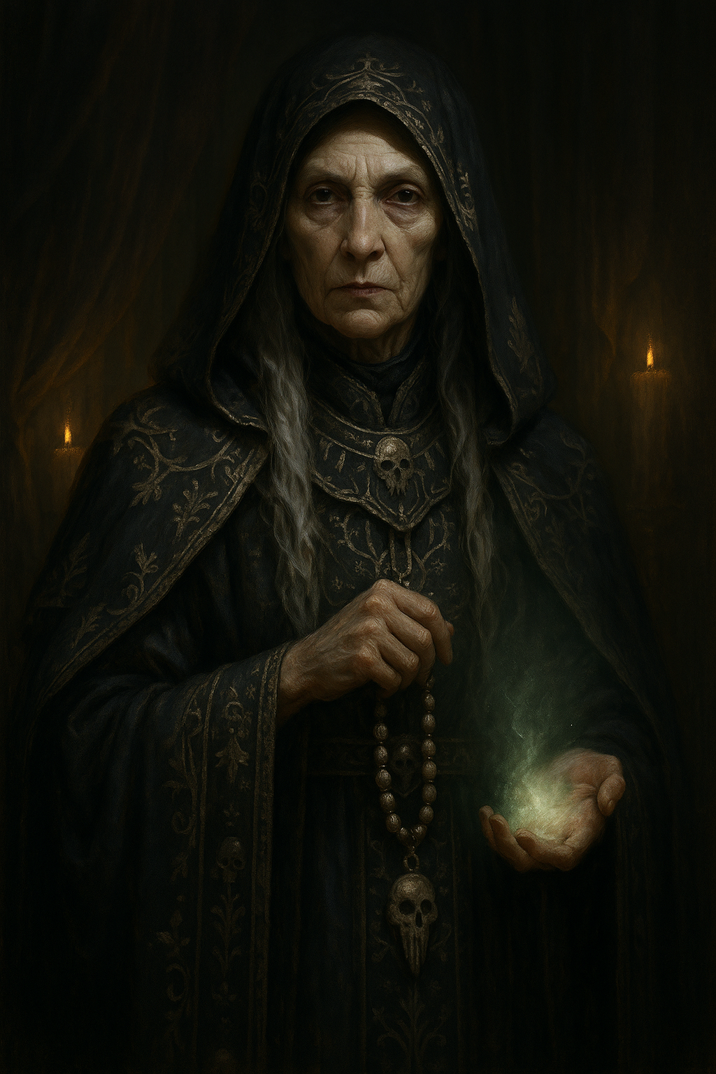 Vaelora Duskwight, The Warden of Withering Light – D&D 5e Antagonist NPC Bundle