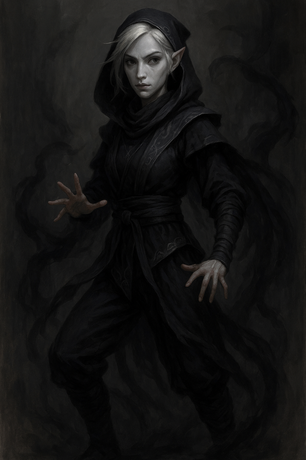 Vaelora Duskwight, The Warden of Withering Light – D&D 5e Antagonist NPC Bundle